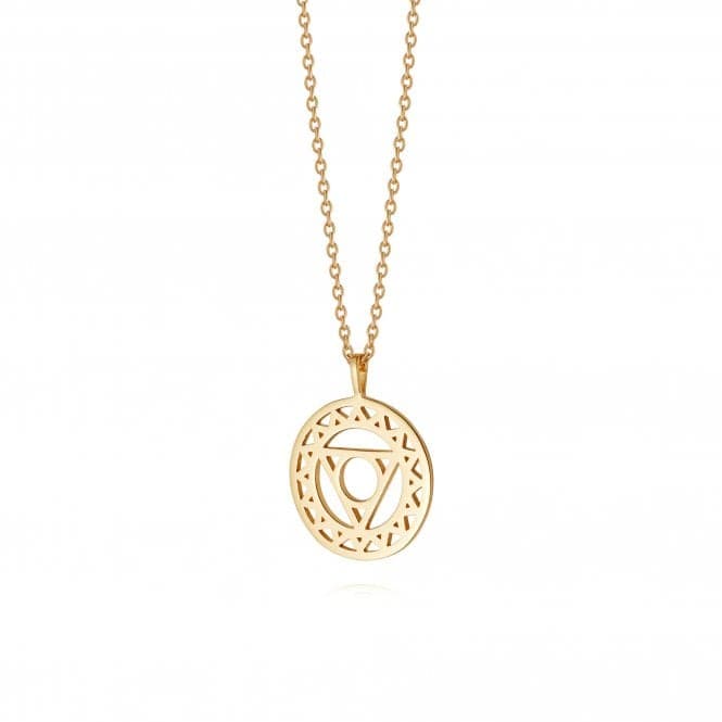 Throat Chakra 18ct Gold Plated Necklace NCHK4005DaisyNCHK4005