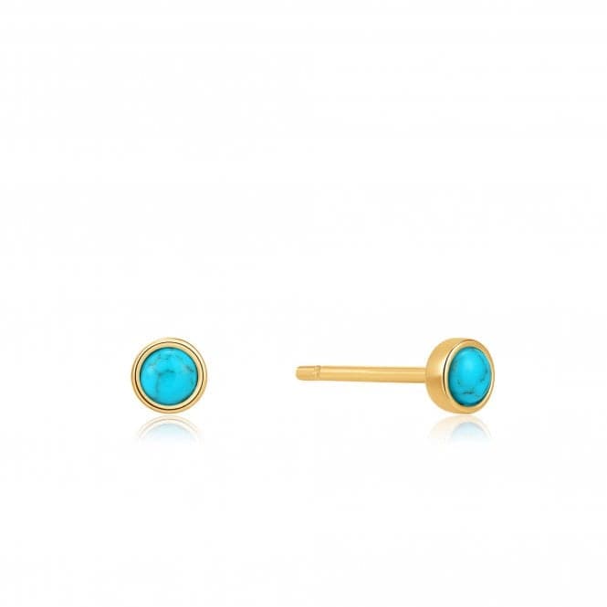 Tidal Turquoise Cabochon Stud Earrings E027 - 99GAnia HaieE027 - 99G