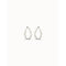 Tide Silver Metal EarringsUNOde50PEN0627MTL0000U