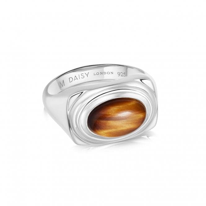 Tigers Eye Bold Sterling Silver Ring HR3002_SLVDaisyHR3002_SLV_L