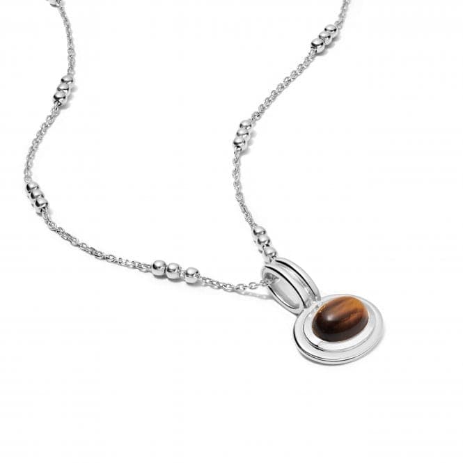 Tigers Eye Sterling Silver Necklace HN3002_SLVDaisyHN3002_SLV