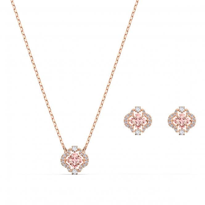 Timeless Cubic Zirconia Fancy Morganite Sparkling Set 5516488Swarovski5516488