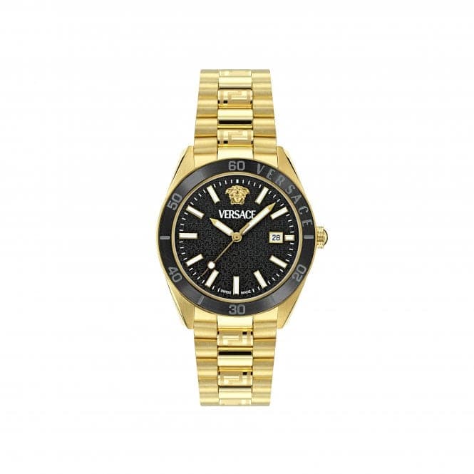 Timeless V Dome Black Sapphire Watch VE8E00624Versace WatchesVE8E00624