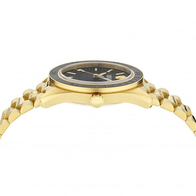 Timeless V Dome Black Sapphire Watch VE8E00624Versace WatchesVE8E00624