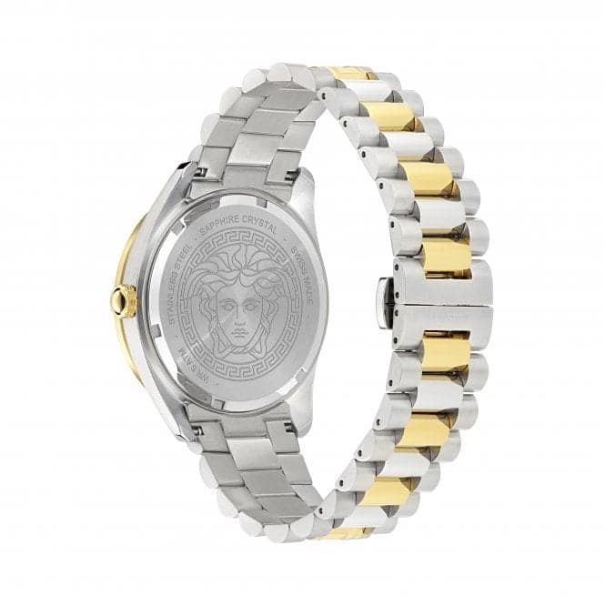 Timeless V Dome White - Silver Sapphire Watch VE8E00424Versace WatchesVE8E00424