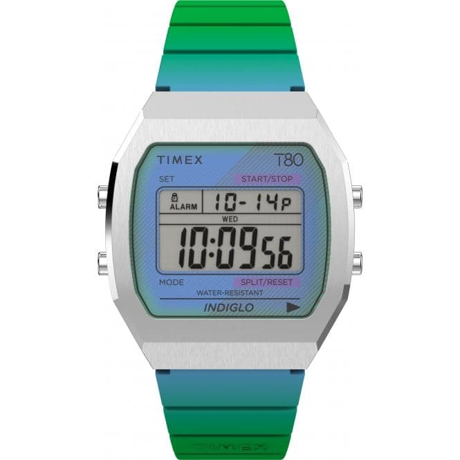 Timex 80 Blue Silver - Tone Watch TW2V74500Timex WatchesTW2V74500