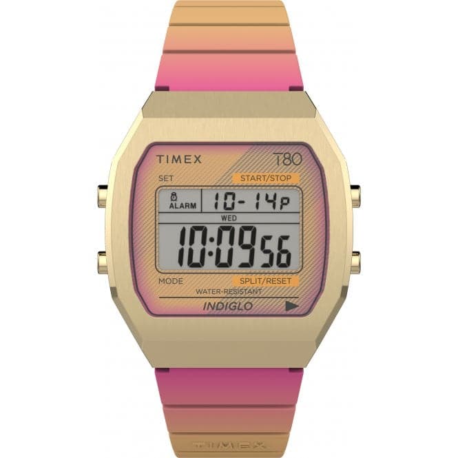 Timex 80 Pink Stainless Steel Watch TW2V74400Timex WatchesTW2V74400