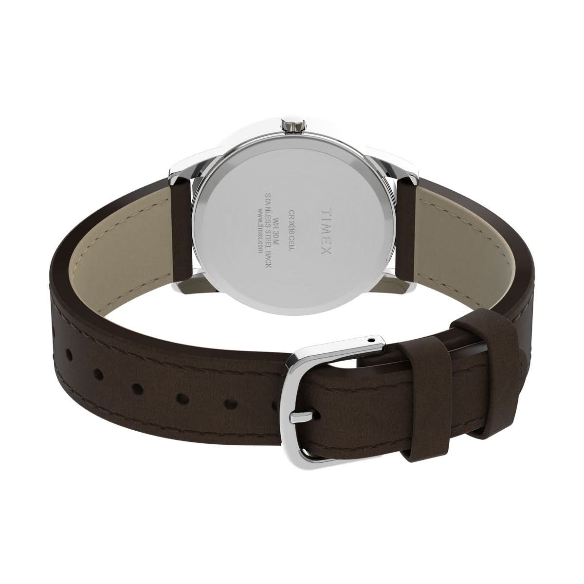 Timex Gents Easy Reader Brown Watch T20041Timex WatchesT20041D7PF