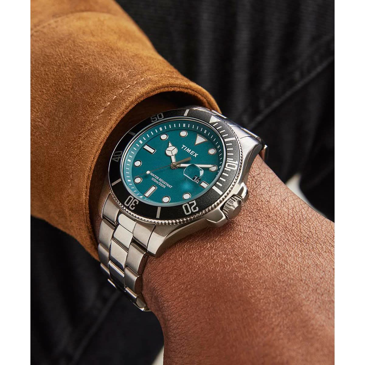 Timex Harborside Coast Stainless Steel Bracelet Watch TW2V91900Timex WatchesTW2V91900
