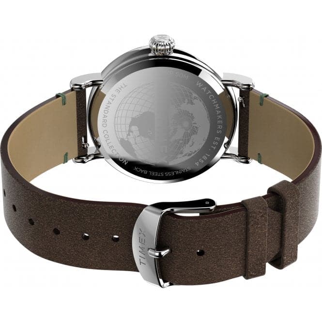 Timex Standard Eco - Friendly Leather Strap Watch TW2V71200Timex WatchesTW2V71200