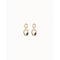 Together Black Metal Faceted Crystal EarringsUNOde50PEN0898NGRORO0U