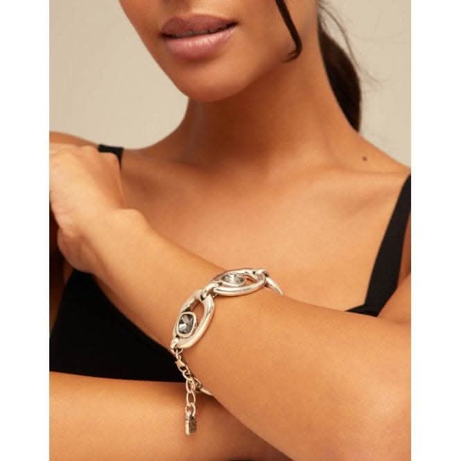 Together Grey Faceted Crystal BraceletUNOde50PUL2336NGRMTL0U