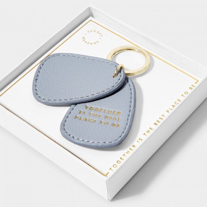 Together Is The Best Place To Be in Cloud Blue Keyring KLB2477Katie LoxtonKLB2477