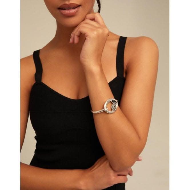Together Multicolor Metal Faceted Crystal BraceletUNOde50PUL2314MTL0000M