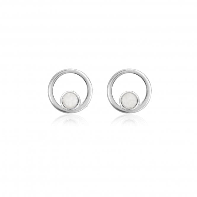 Treasure The Little Things Birthstone April Rock Crystal Silver Earrings 3837Joma Jewellery3837