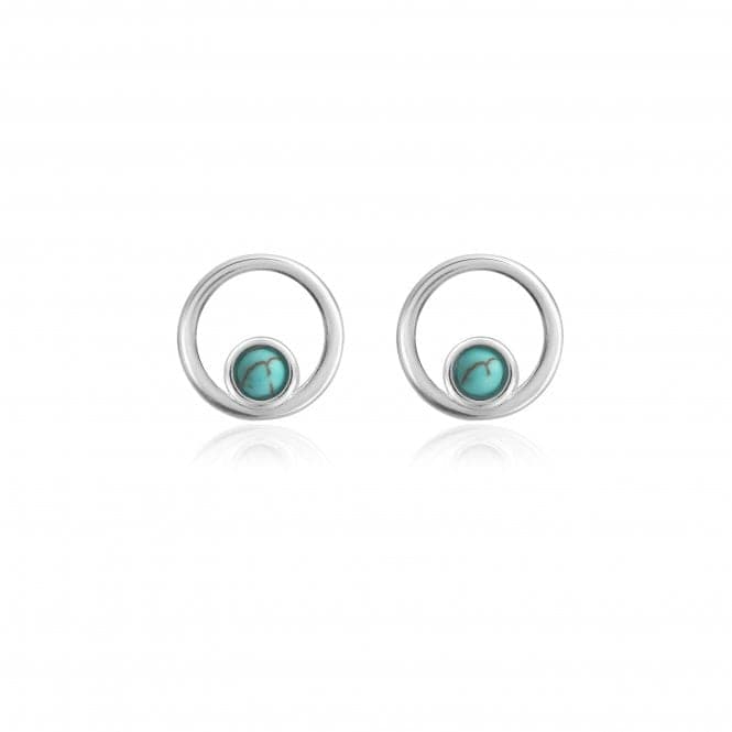 Treasure The Little Things Birthstone December Turquoise Silver Earrings 3845Joma Jewellery3845