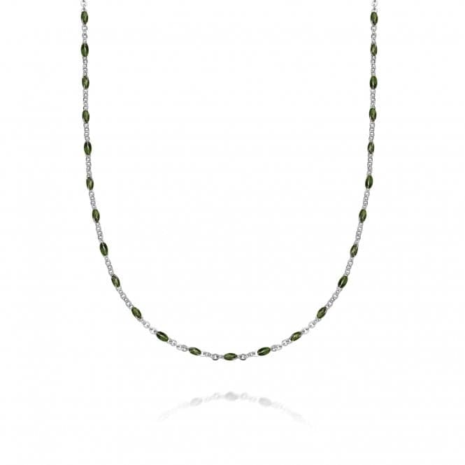 Treasures Green Beaded Necklace BN01_SLVDaisyBN01_SLV