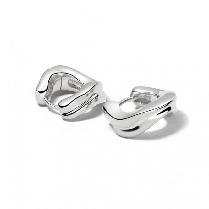 Treasures Sandwave Huggie Ear Sterling Silver Earrings TE04_SLVDaisyTE04_SLV