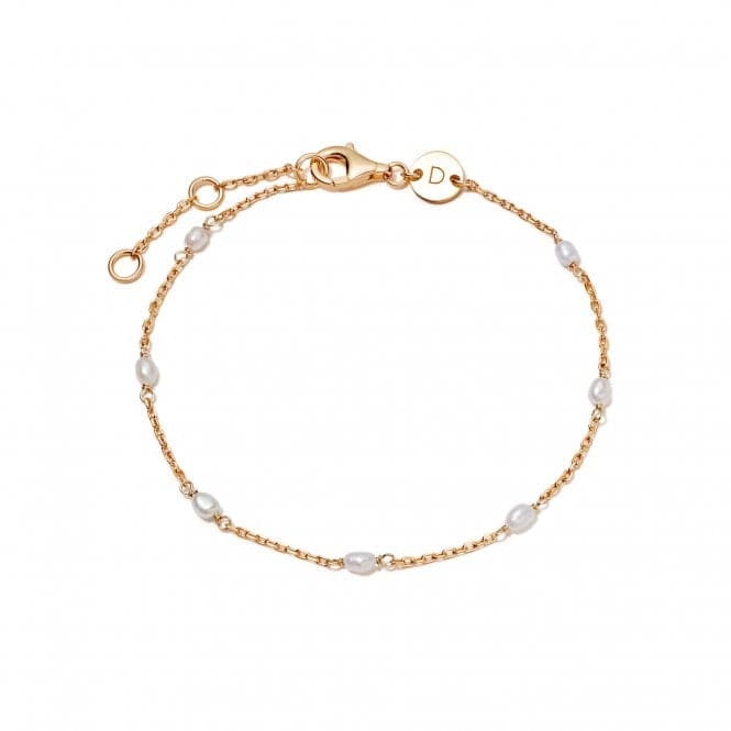 Treasures Seed Pearl 18ct Gold Plated Bracelet TBR03_GPDaisyTBR03_GP