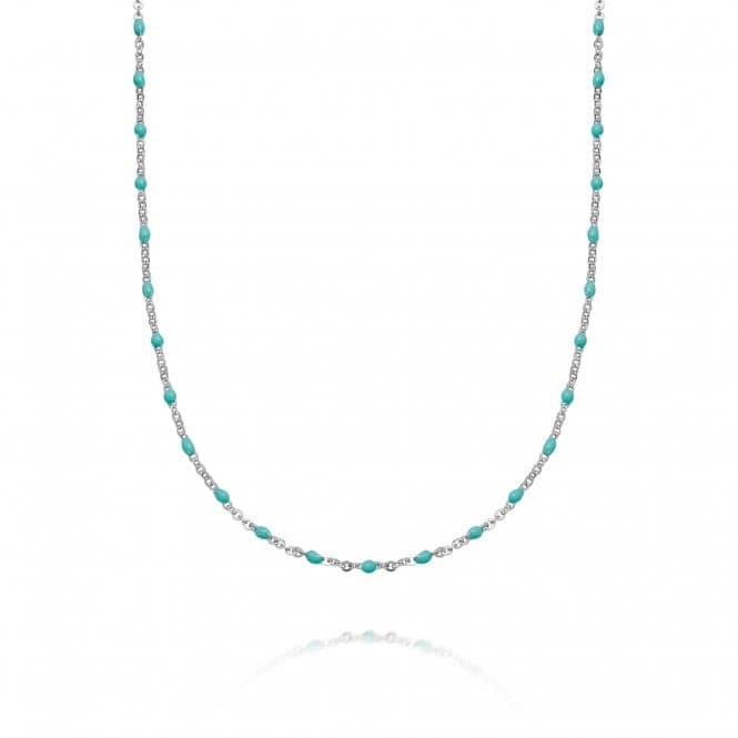 Treasures Turquoise Beaded Necklace BN02_SLVDaisyBN02_SLV