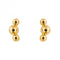 Tri Ball Gold Plated Studs Earrings E6276BeginningsE6276
