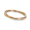 Sterling Silver Trio Tri-Colour Bangle DC219