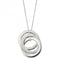 Triple Interlinked Circles Necklace N4454BeginningsN4454