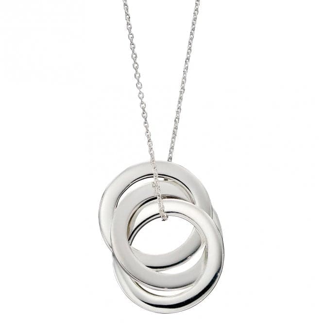 Triple Interlinked Circles Necklace N4454BeginningsN4454