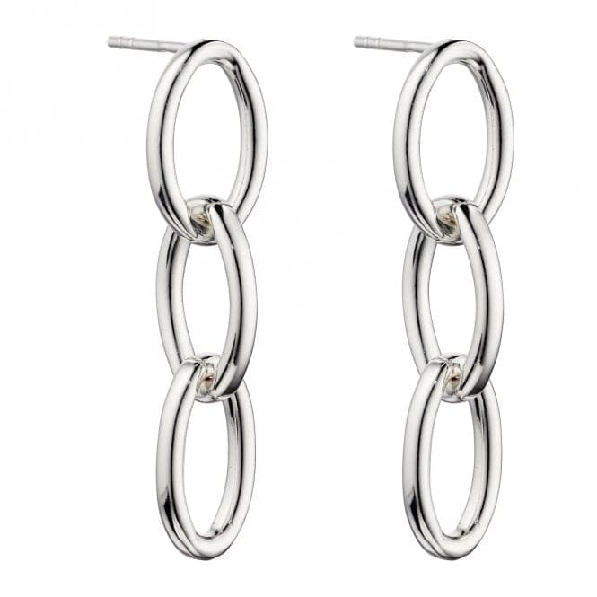 Triple Link Chain Drop Earrings E6013BeginningsE6013