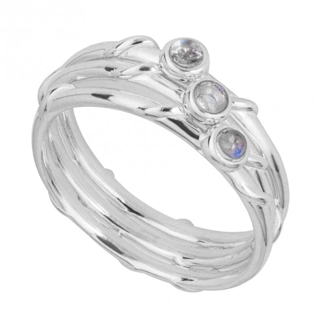 Triple Stacking Rainbow Moonstone Ring R3840NBeginningsR3840N 50