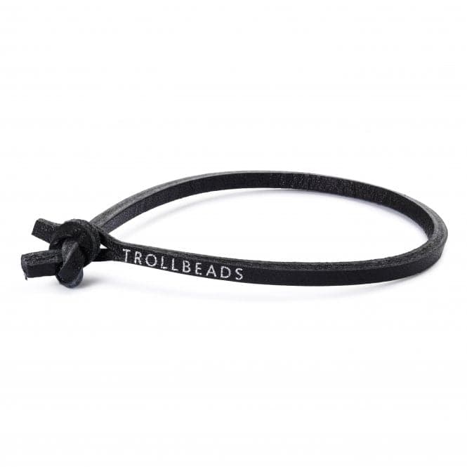 Trollbeads Black Single Leather Bracelet TLEBR - 00056TrollbeadsTLEBR - 00056