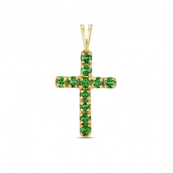 Tsavorite Cross Pendant PD276TSGemstones JewelleryPD276TS