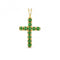 Tsavorite Cross Pendant PD276TSGemstones JewelleryPD276TS