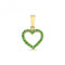 Tsavorite Heart Pendant PD244TGemstones JewelleryPD244T