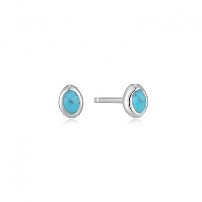 Turquoise Wave Stud Earrings E044 - 01HAnia HaieE044 - 01H
