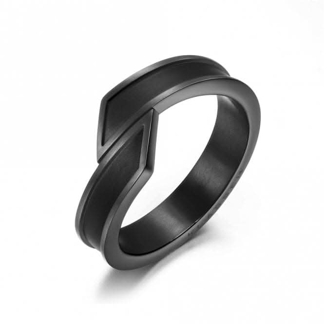 Twist Man Black Medium Ring JTR19BK001M