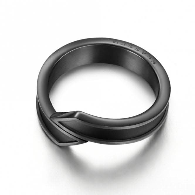 Twist Man Black Medium Ring JTR19BK001M