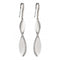 Twist Silver Cubic Zirconia On Edge Earrings E5787CFiorelli SilverE5787C
