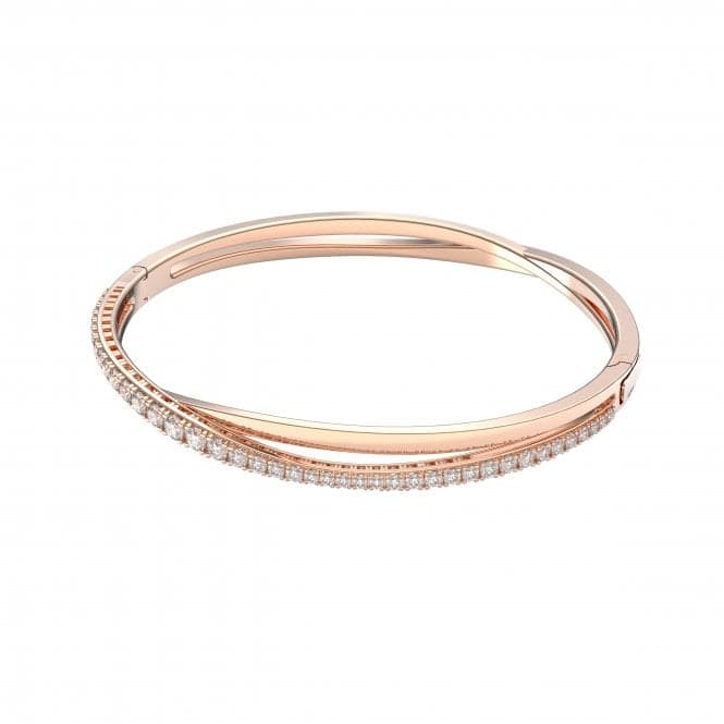 Twist White Rose Gold - tone Bangle 5620552Swarovski5620552