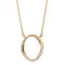 Twist Yellow Gold Necklace GN353Elements GoldGN353