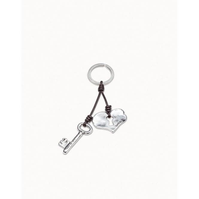 Two Peas In A Pod Silver Metal Key ringUNOde50LLA0187MTLMAR0U