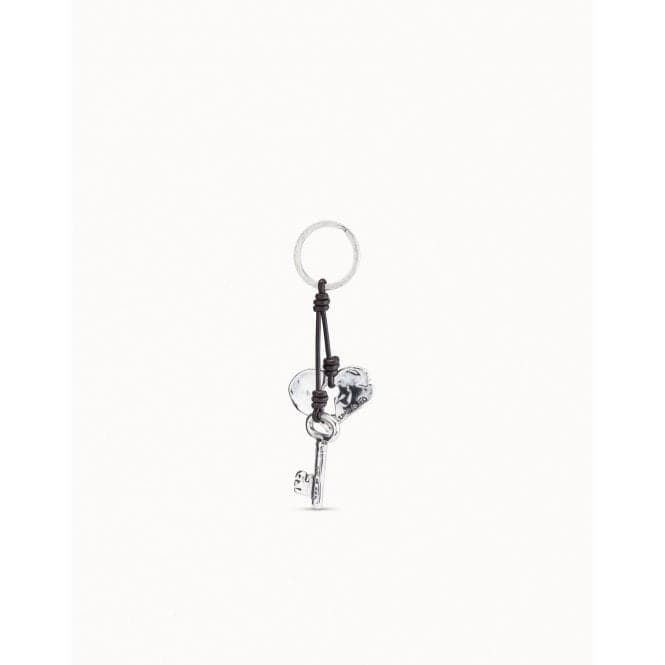 Two Peas In A Pod Silver Metal Key ringUNOde50LLA0187MTLMAR0U