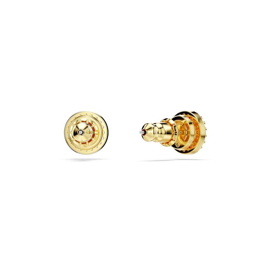 Una Angelic Gold - tone Plated Round Cut Stud Earrings 5686637Swarovski5686637