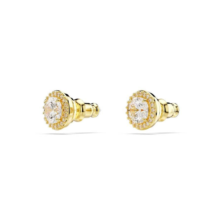 Una Angelic Gold - tone Plated Round Cut Stud Earrings 5686637Swarovski5686637