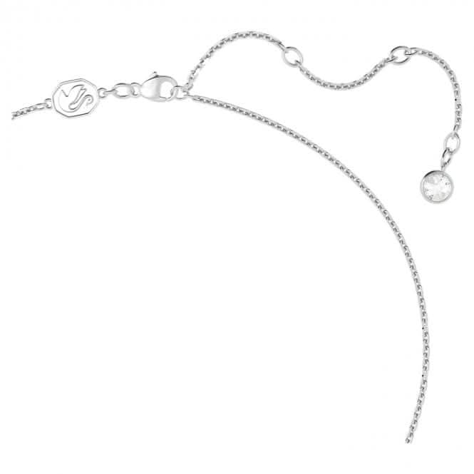 Una Pendant Heart Medium White Rhodium Plated Necklace 5626176Swarovski5626176