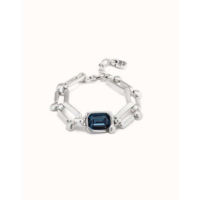 Unconventional Blue Metal Faceted Crystal BraceletUNOde50PUL2340AZUMTL0U