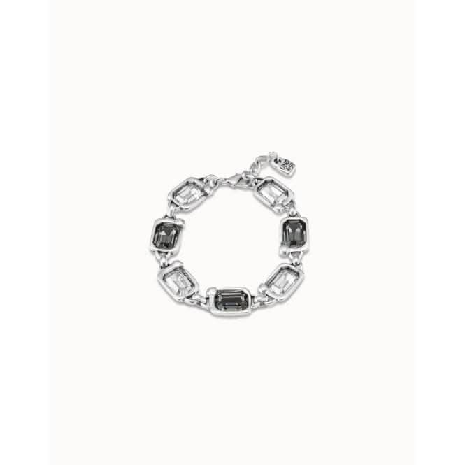 Unexpected Multicolor Faceted Crystal BraceletUNOde50PUL2341MCLMTL0U