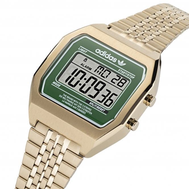Unisex Digital Two Gold - Tone Watch AOST22071AdidasAOST22071