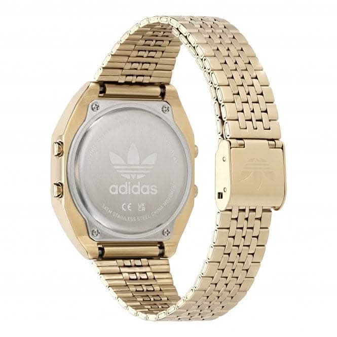 Unisex Digital Two Gold - Tone Watch AOST22071AdidasAOST22071