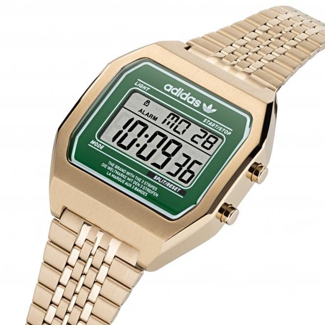 Unisex Digital Two Gold - Tone Watch AOST22071AdidasAOST22071